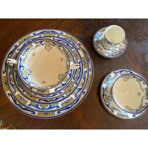 Beautiful Vintage 129-piece Royal Worcester Lille Set (c. 1920s)
